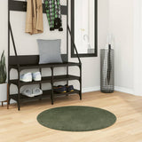 vidaXL Vloerkleed HUARTE laagpolig zacht wasbaar 60x110 cm antraciet