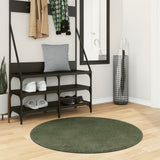 vidaXL Vloerkleed HUARTE laagpolig zacht wasbaar 60x110 cm antraciet