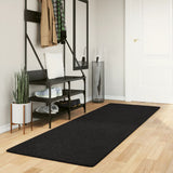 vidaXL Vloerkleed HUARTE laagpolig zacht wasbaar 60x110 cm antraciet