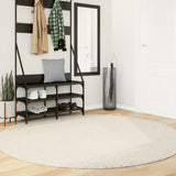 vidaXL Vloerkleed PAMPLONA shaggy hoogpolig modern 100x200 cm beige