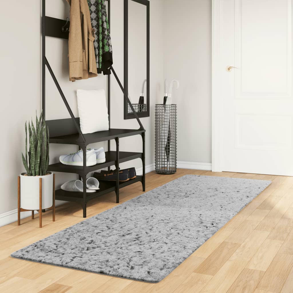 vidaXL Vloerkleed PAMPLONA shaggy hoogpolig modern 100x200 cm beige