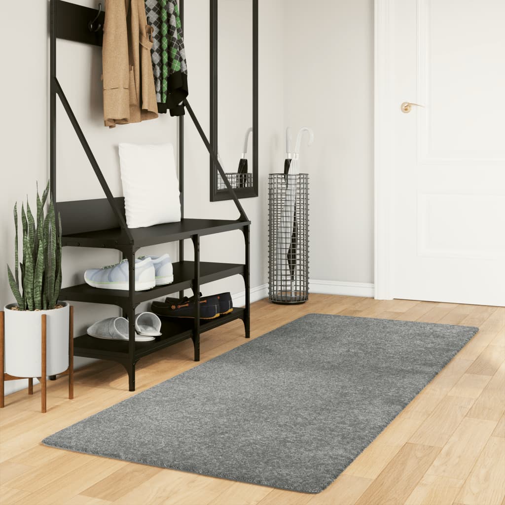 vidaXL Vloerkleed PAMPLONA shaggy hoogpolig modern 100x200 cm beige