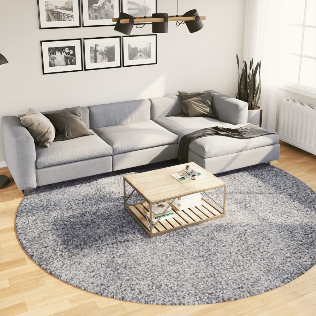 vidaXL Vloerkleed PAMPLONA shaggy hoogpolig modern 100x200 cm beige