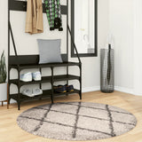 vidaXL Vloerkleed PAMPLONA shaggy hoogpolig modern 100x200 cm beige