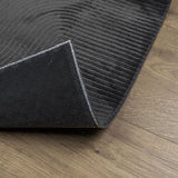 vidaXL Vloerkleed IZA laagpolig Scandinavisch 80x150 cm antraciet