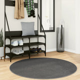 vidaXL Vloerkleed IZA laagpolig Scandinavisch 80x150 cm antraciet