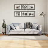 vidaXL Vloerkleed IZA laagpolig Scandinavisch 80x150 cm antraciet