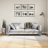 vidaXL Vloerkleed IZA laagpolig Scandinavisch 80x150 cm antraciet