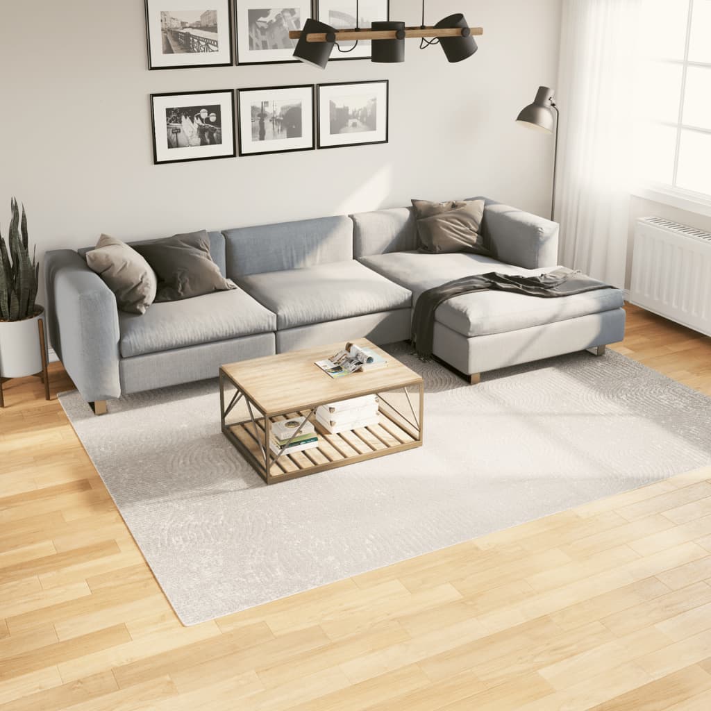 vidaXL Vloerkleed IZA laagpolig Scandinavisch 80x150 cm antraciet