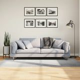 vidaXL Vloerkleed IZA laagpolig Scandinavisch 80x150 cm antraciet