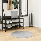 vidaXL Vloerkleed IZA laagpolig Scandinavisch 80x150 cm antraciet