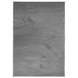 vidaXL Vloerkleed OVIEDO laagpolig 60x110 cm antracietkleurig