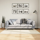 vidaXL Vloerkleed OVIEDO laagpolig 60x110 cm antracietkleurig