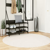 vidaXL Vloerkleed OVIEDO laagpolig 60x110 cm antracietkleurig