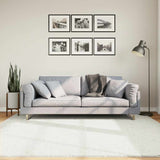 vidaXL Vloerkleed OVIEDO laagpolig 60x110 cm antracietkleurig