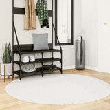 vidaXL Vloerkleed OVIEDO laagpolig 60x110 cm antracietkleurig