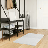 vidaXL Vloerkleed OVIEDO laagpolig 60x110 cm antracietkleurig