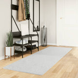 vidaXL Vloerkleed OVIEDO laagpolig 60x110 cm antracietkleurig