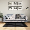 vidaXL Vloerkleed OVIEDO laagpolig 60x110 cm antracietkleurig