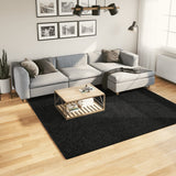 vidaXL Vloerkleed OVIEDO laagpolig 60x110 cm antracietkleurig