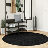 vidaXL Vloerkleed OVIEDO laagpolig 60x110 cm antracietkleurig