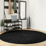 vidaXL Vloerkleed OVIEDO laagpolig 60x110 cm antracietkleurig