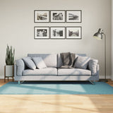 vidaXL Vloerkleed OVIEDO laagpolig 60x110 cm antracietkleurig