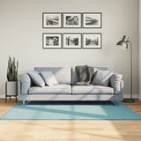 vidaXL Vloerkleed OVIEDO laagpolig 60x110 cm antracietkleurig