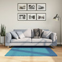 vidaXL Vloerkleed OVIEDO laagpolig 60x110 cm antracietkleurig