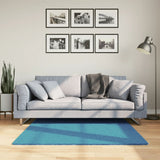 vidaXL Vloerkleed OVIEDO laagpolig 60x110 cm antracietkleurig
