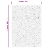 vidaXL Vloerkleed ISTAN hoogpolig glanzend 80x150 cm antracietkleurig