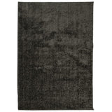 vidaXL Vloerkleed ISTAN hoogpolig glanzend 80x150 cm antracietkleurig