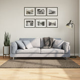vidaXL Vloerkleed ISTAN hoogpolig glanzend 80x150 cm antracietkleurig