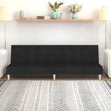 vidaXL 2-Seater Sofa Bed Fabric Light Grey