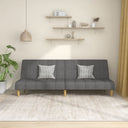 vidaXL Slaapbank 2-zits gris gris