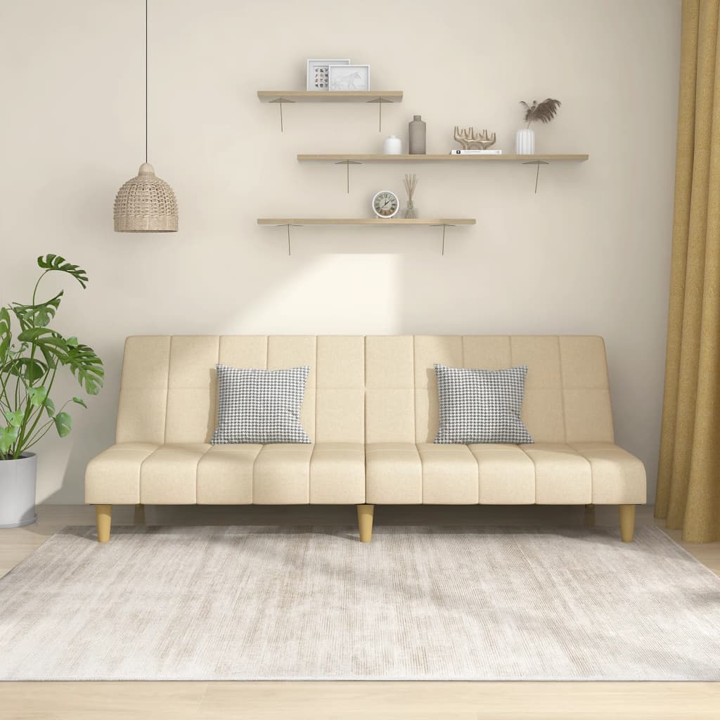 vidaXL Slaapbank 2-zits gris gris