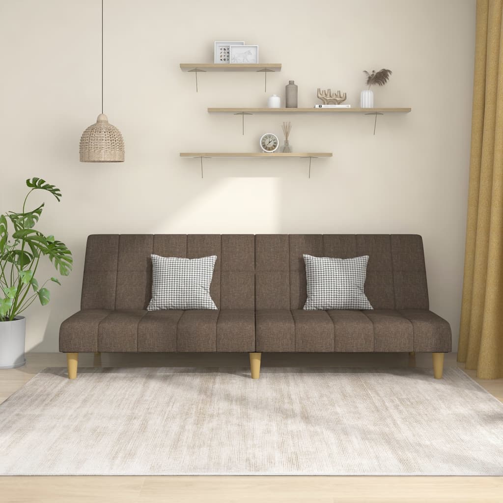 vidaXL Slaapbank 2-zits gris gris
