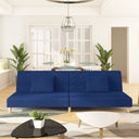 vidaXL 2-Seater Sofa Bed with 2 Pillows Fabric Light Grey
