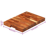 vidaXL Chopping Board 30x21x4 cm Solid Acacia Wood