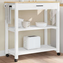 vidaXL Keukentrolley MONZA 60x40x88,5 cm massief grenenhout