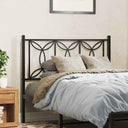 vidaXL Replacement Headboard 100 cm Metal Black