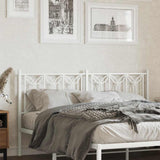 vidaXL Replacement Headboard 100 cm Metal Black
