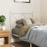 vidaXL Replacement Headboard 75 cm Metal Black
