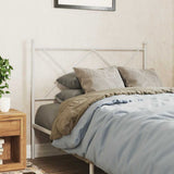 vidaXL Replacement Headboard 75 cm Metal Black