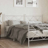 vidaXL Replacement Headboard 75 cm Metal Black