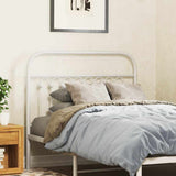 vidaXL Replacement Headboard 75 cm Metal Black