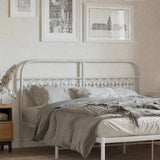 vidaXL Replacement Headboard 75 cm Metal Black