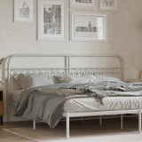 vidaXL Replacement Headboard 75 cm Metal Black
