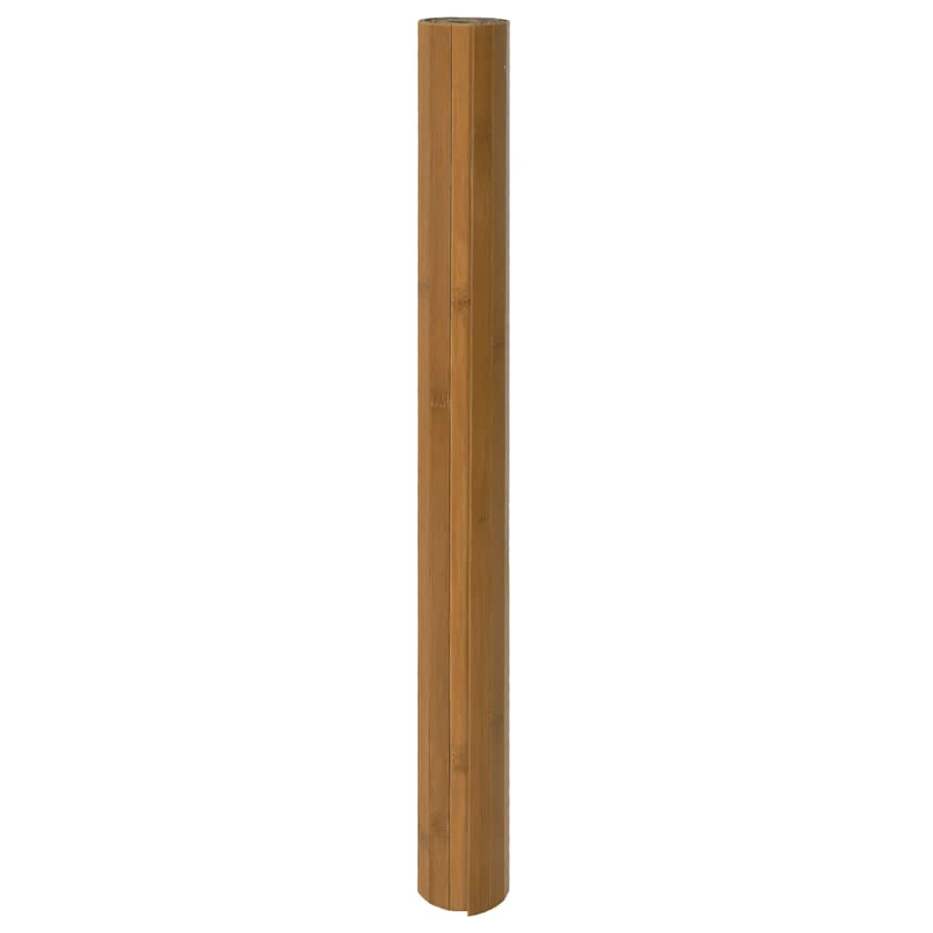 vidaXL Vloerkleed rechthoekig 60x100 cm bamboe zwart