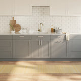 vidaXL Vloerkleed rechthoekig 60x100 cm bamboe zwart